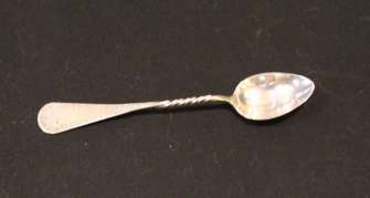 Cucharas, cucharones antiguas de plata pura