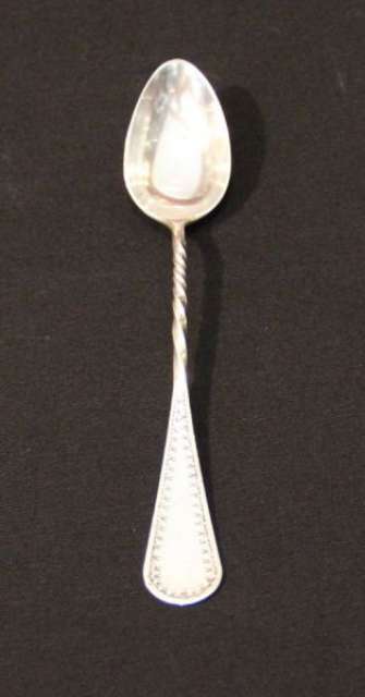 Cucharas, cucharones antiguas de plata pura