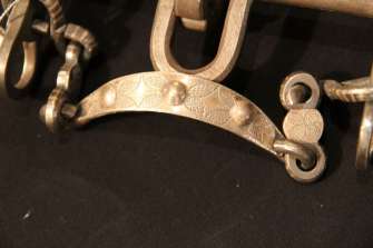 Frenos con detalle de plata puro