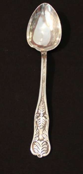 Spoons, ladles anrique in pure silver